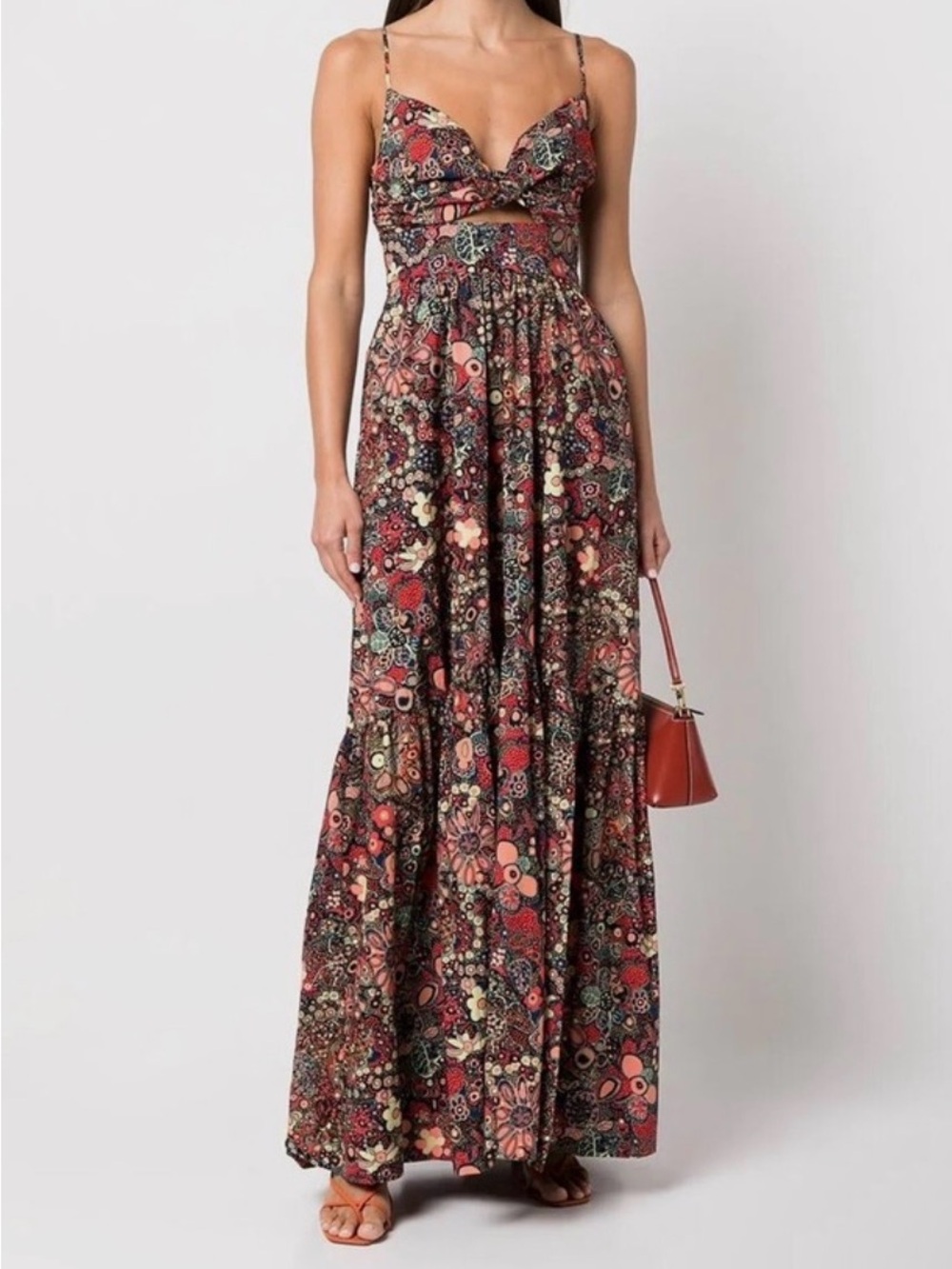 A.L.C Floral Cutout Maxi Dress